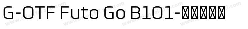 G-OTF Futo Go B101字体转换